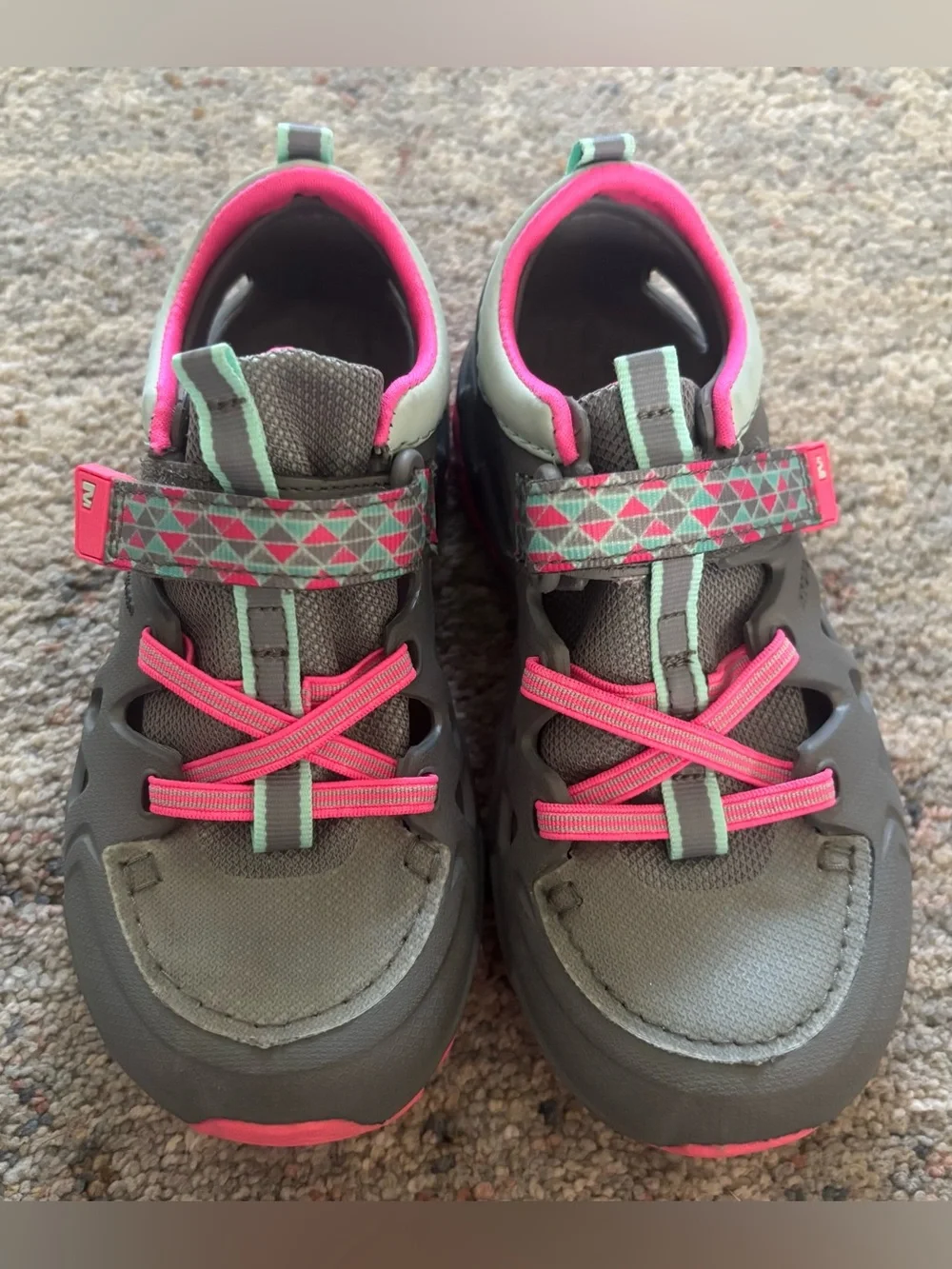 Merrell Select Grip Hydro Sport Hiking Sandals Outdoors Girls Size 10M preschool